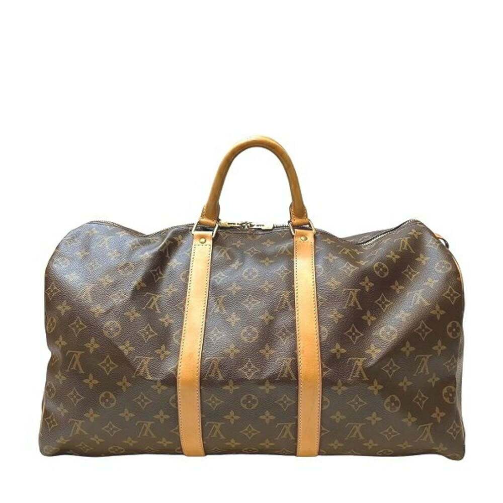 LOUIS VUITTON Brown Monogram Keepall 50 Boston Bag - Picture 2 of 9